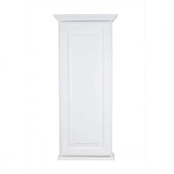 WG Wood Products Atwater 17 in. W x 19.5 in. H White Enamel Surface Mount Medicine Cabinet without Mirror