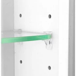 WG Wood Products Atwater 17 in. W x 36.5 in. H White Enamel Surface Mount Medicine Cabinet without Mirror -Makeup Mirrors Sales Store white enamel wg wood products medicine cabinets without mirrors atw 136 white fa 1000