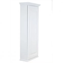 WG Wood Products Atwater 17 in. W x 42.5 in. H White Enamel Surface Mount Medicine Cabinet without Mirror -Makeup Mirrors Sales Store white enamel wg wood products medicine cabinets without mirrors atw 142 white 4f 1000
