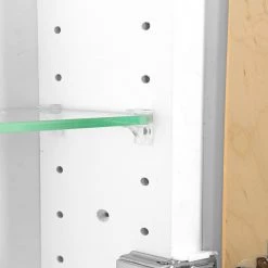 WG Wood Products 5.5 in. W x 19.5 in. H x 3.5 in. D Canyon Lake Beadboard Door White Recessed Solid Wood Medicine Cabinet without Mirror 14 WG Wood Products 5.5 in. W x 19.5 in. H x 3.5 in. D Canyon Lake Beadboard Door White Recessed Solid Wood Medicine Cabinet without Mirror -Makeup Mirrors Sales Store white enamel wg wood products medicine cabinets without mirrors cay 218 white fa 1000