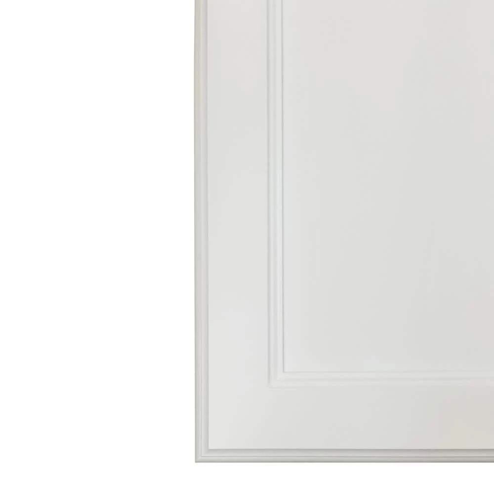 WG Wood Products 15.5 in. W x 23.5 in. H 3.5 in. D Dogwood Inset Panel White Enamel Recessed Medicine Cabinet without Mirror 4 WG Wood Products 15.5 in. W x 23.5 in. H 3.5 in. D Dogwood Inset Panel White Enamel Recessed Medicine Cabinet without Mirror - Image 2