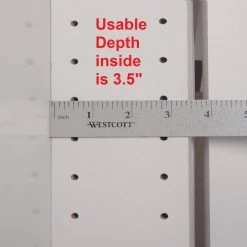 WG Wood Products 15.5 in. W x 31.5 in. H 3.5 in. D Greystone Slab Panel White Enamel Recessed Medicine Cabinet without Mirror -Makeup Mirrors Sales Store white enamel wg wood products medicine cabinets without mirrors grey 230 white 1f 1000