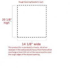 WG Wood Products Tupelo 15.5 in. W x 21.5 in. H White Enamel Recessed Medicine Cabinet without Mirror 9 WG Wood Products Tupelo 15.5 in. W x 21.5 in. H White Enamel Recessed Medicine Cabinet without Mirror -Makeup Mirrors Sales Store white enamel wg wood products medicine cabinets without mirrors tup 220 white 1f 1000