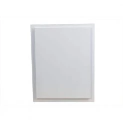 WG Wood Products Tupelo 15.5 in. W x 21.5 in. H White Enamel Recessed Medicine Cabinet without Mirror