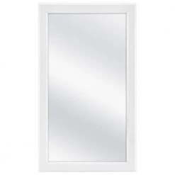 Glacier Bay 15-1/4 in. W x 26 in. H Framed Surface-Mount Bathroom Medicine Cabinet in White with Mirror
