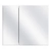 Glacier Bay 30 in. x 26 in. Frameless Recessed or Surface-Mount Bi-View Medicine Cabinet with Mirror -Makeup Mirrors Sales Store white glacier bay medicine cabinets with mirrors 83010 64 1000