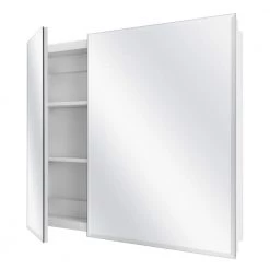 Glacier Bay 30 in. x 26 in. Frameless Recessed or Surface-Mount Bi-View Medicine Cabinet with Mirror 13 Glacier Bay 30 in. x 26 in. Frameless Recessed or Surface-Mount Bi-View Medicine Cabinet with Mirror -Makeup Mirrors Sales Store white glacier bay medicine cabinets with mirrors 83010 c3 1000