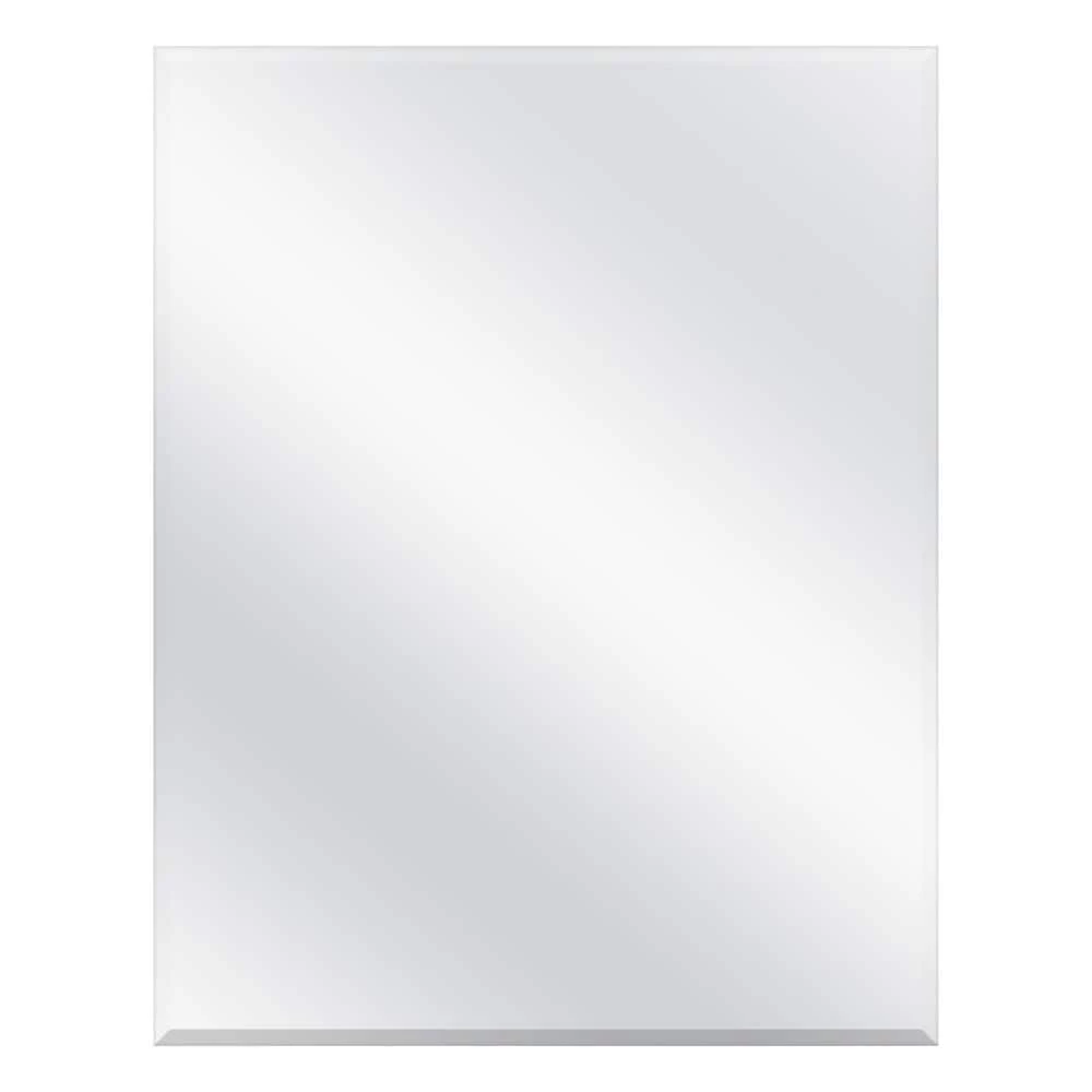 Glacier Bay 23-5/8 in. x 30 in. Recessed or Surface Mount Beveled Frameless Medicine Cabinet with Mirror 3 Glacier Bay 23-5/8 in. x 30 in. Recessed or Surface Mount Beveled Frameless Medicine Cabinet with Mirror