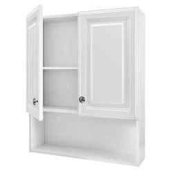 Glacier Bay 23-1/8 in. W x 27-7/8 in. H Framed Surface-Mount Bathroom Medicine Cabinet in White -Makeup Mirrors Sales Store white glacier bay medicine cabinets without mirrors 45396 4f 1000