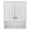Glacier Bay 23-1/8 in. W x 27-7/8 in. H Framed Surface-Mount Bathroom Medicine Cabinet in White -Makeup Mirrors Sales Store white glacier bay medicine cabinets without mirrors 45396 64 1000