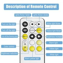 Gymax Hollywood Vanity Lighted Makeup Mirror Remote Control 4 Color Dimming White -Makeup Mirrors Sales Store white gymax makeup mirrors gym06441 44 1000