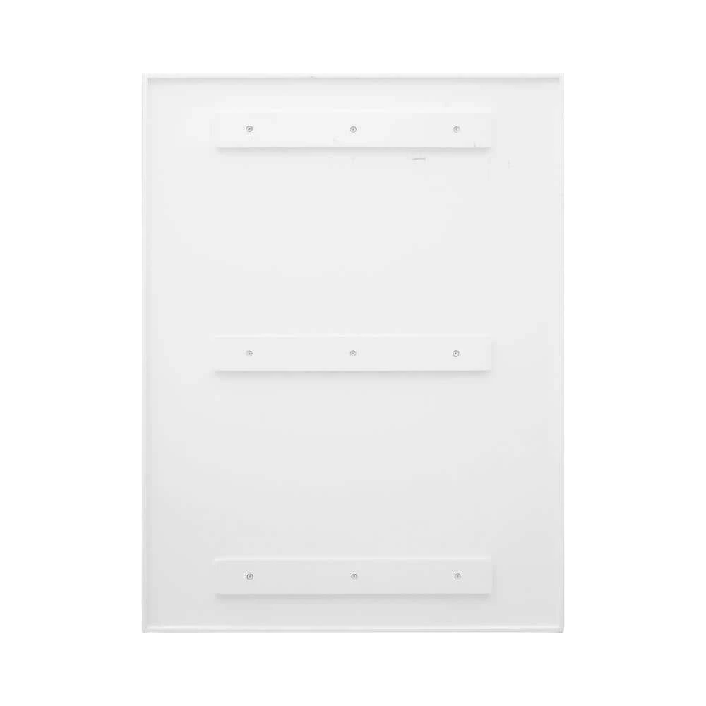 Home Decorators Collection Sturgess 24 in. W x 32 in. H Rectangular White Wood Framed Surface Mount Medicine Cabinet with Mirror 4 Home Decorators Collection Sturgess 24 in. W x 32 in. H Rectangular White Wood Framed Surface Mount Medicine Cabinet with Mirror - Image 2
