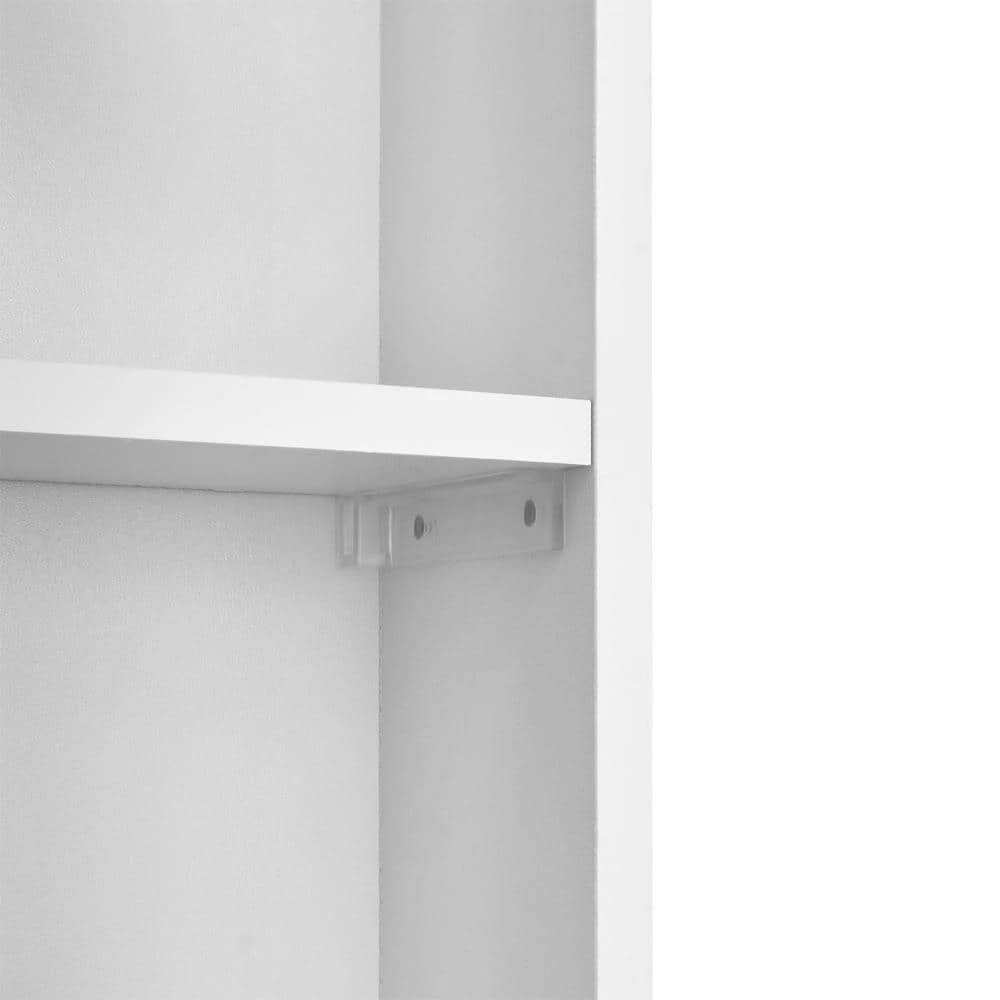 Home Decorators Collection 30 in. W x 29 in. H Fog Free White Framed Surface Mount Tri-View Bathroom Medicine Cabinet with Mirror 8 Home Decorators Collection 30 in. W x 29 in. H Fog Free White Framed Surface Mount Tri-View Bathroom Medicine Cabinet with Mirror - Image 6