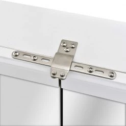 Home Decorators Collection 30 in. W x 29 in. H Fog Free Framed Surface-Mount Tri-View Bathroom Medicine Cabinet in White with Mirror 14 Home Decorators Collection 30 in. W x 29 in. H Fog Free Framed Surface-Mount Tri-View Bathroom Medicine Cabinet in White with Mirror -Makeup Mirrors Sales Store white home decorators collection medicine cabinets with mirrors 45393 c3 1000