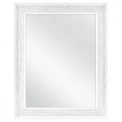 Makeup Mirrors Sales Store 16 Home Decorators Collection 24 in. x 30 in. Fog Free Recessed or Surface Mount Herringbone Medicine Cabinet with Mirror