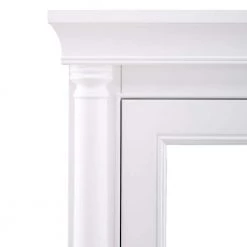 Home Decorators Collection Strousse 24 in. W x 30 in. H Surface Mount Mirrored Medicine Cabinet in White -Makeup Mirrors Sales Store white home decorators collection medicine cabinets with mirrors srwc2430 a0 1000