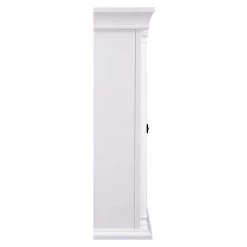 Home Decorators Collection Strousse 24 in. W x 30 in. H Surface Mount Mirrored Medicine Cabinet in White -Makeup Mirrors Sales Store white home decorators collection medicine cabinets with mirrors srwc2430 e1 1000