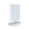 GloTech 11.8 in. x 17.7 in. Lighted Tabletop Makeup Mirror in White