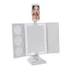 Unbranded 8.25 in. W Makeup Mirror Swiveling Smartphone Mount in White -Makeup Mirrors Sales Store white makeup mirrors 38906 64 1000