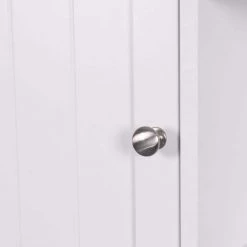 Unbranded 23.62 in. W x 7.1 in. H D x 28 in. H Rectangular White Wooden Surface Mount Medicine Cabinet without Mirror -Makeup Mirrors Sales Store white medicine cabinets without mirrors aybszhd1782 fa 1000