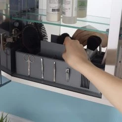 OVE Decors Galway 30 in. x 24 in. Recessed or Surface Mount Medicine Cabinet with Mirror -Makeup Mirrors Sales Store white ove decors medicine cabinets with mirrors 15vmc galw30 00 44 1000