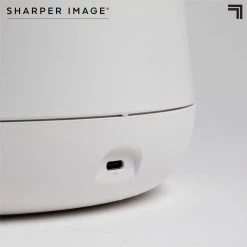Sharper Image 10 in. x 22 in. Round LED Tabletop Bathroom Makeup Mirror with Storage -Makeup Mirrors Sales Store white sharper image makeup mirrors 1014512 66 1000