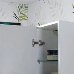 Vanity Art 12 in. x 63 in. x 12 in. Wall Hung Bathroom Medicine Cabinet in White -Makeup Mirrors Sales Store white vanity art medicine cabinets without mirrors va6011w fa 1000