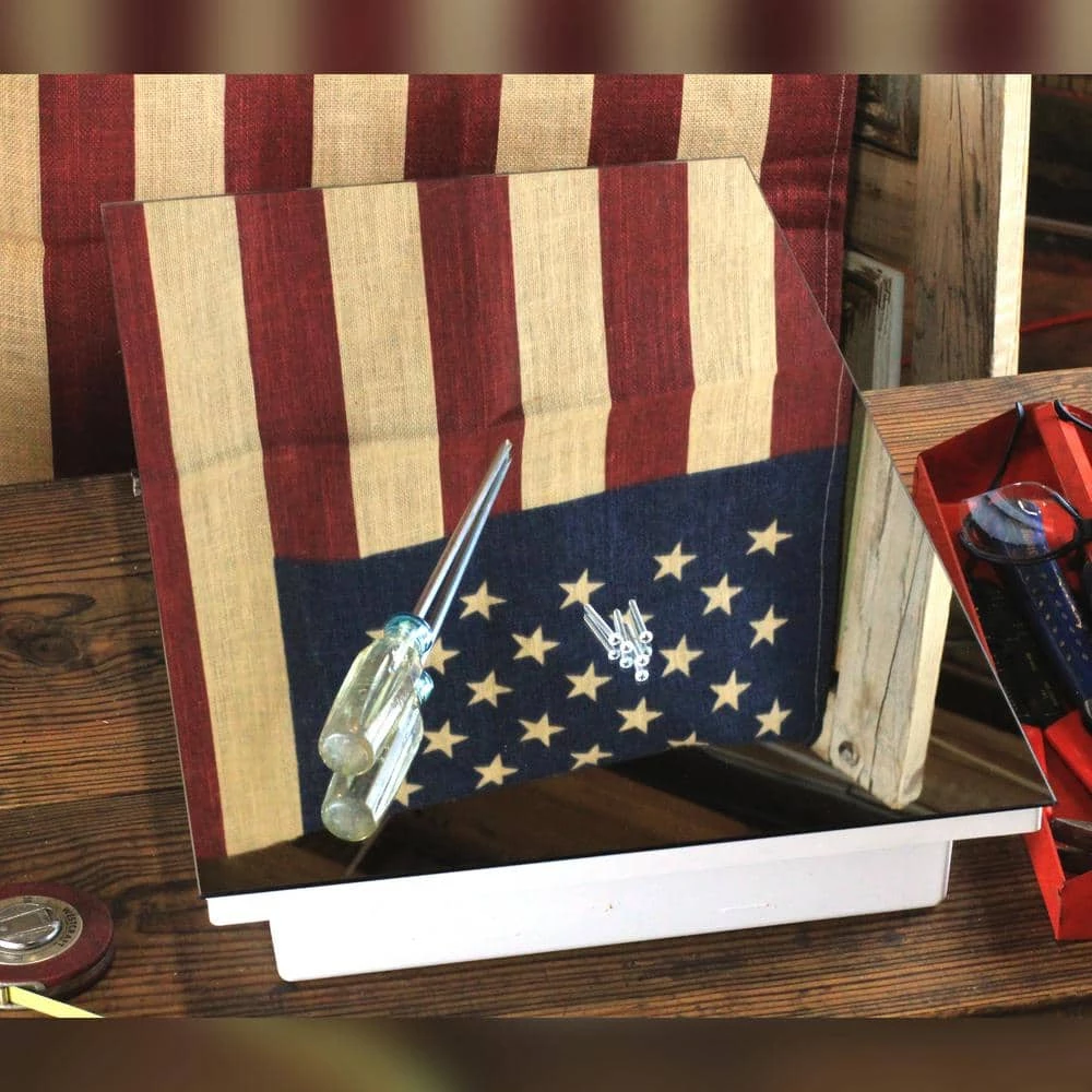 ZACA SPACECAB Media 16 in. x 26 in. x 3-1/2 in. Frameless Recessed 1-Door Medicine Cabinet with 6-Shelves and Polished Edge Mirror 5 ZACA SPACECAB Media 16 in. x 26 in. x 3-1/2 in. Frameless Recessed 1-Door Medicine Cabinet with 6-Shelves and Polished Edge Mirror - Image 3