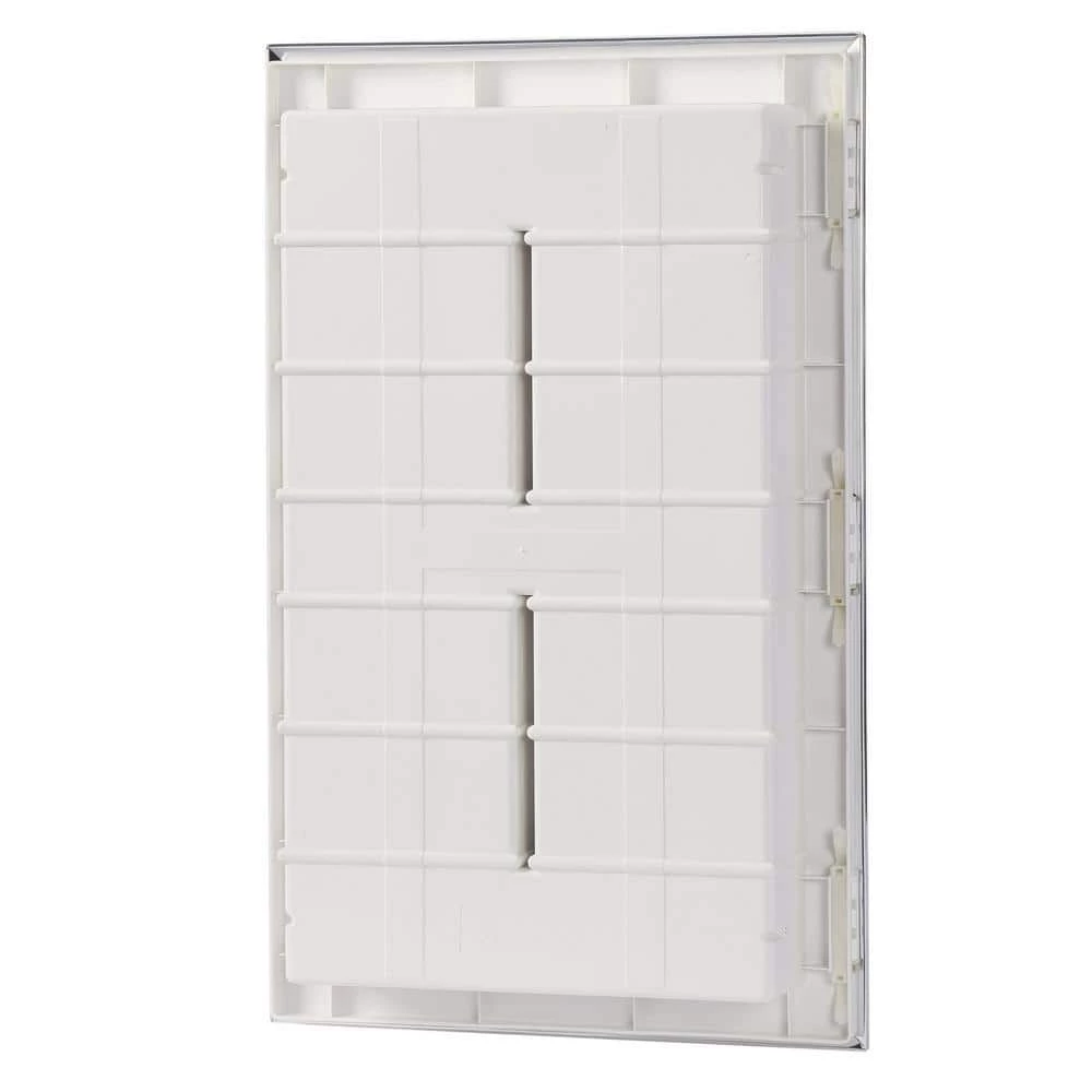 ZACA SPACECAB Media 16 in. x 26 in. x 3-1/2 in. Frameless Recessed 1-Door Medicine Cabinet with 6-Shelves and Polished Edge Mirror 13 ZACA SPACECAB Media 16 in. x 26 in. x 3-1/2 in. Frameless Recessed 1-Door Medicine Cabinet with 6-Shelves and Polished Edge Mirror - Image 11
