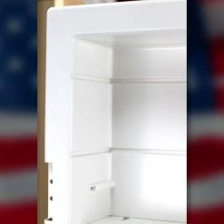 ZACA SPACECAB Media 16 in. x 36 in. x 3-1/2 in. Frameless Recessed 1-Door Medicine Cabinet with 12-Shelves and Polished Edge Mirror -Makeup Mirrors Sales Store white zaca spacecab medicine cabinets with mirrors 21 2 36 00 c3 1000