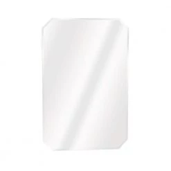 Zenith 16 in. x 24 in. Frameless Beveled Swing Door Recessed Medicine Cabinet